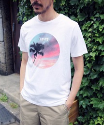 【LEVI'S/リーバイス】ブランドロゴ バックプリント ユニセックスデザイン 半袖プリントＴシャツ カットソー