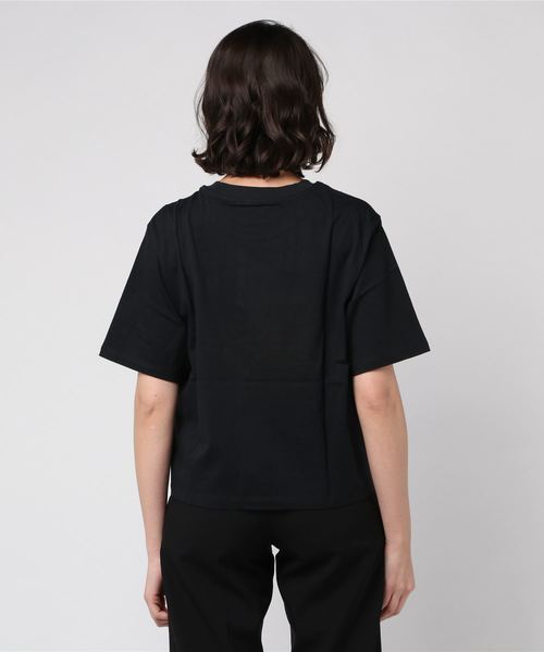 Levi's(リーバイス)の「グラフィックボクシーTシャツ 90'S SERIF RHINESTONE CAVIAR(Tシャツ/カットソー・レディース・ブラック・M/S/XS/L)」の3枚目の写真