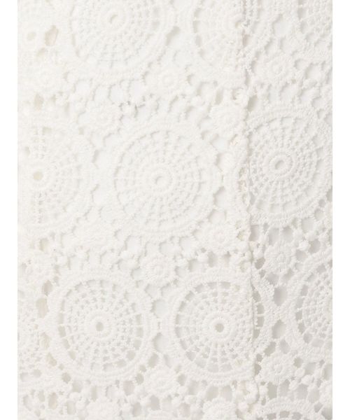 Ungrid(アングリッド)の「マーメイドレースマキシスカート(スカート・レディース・イエロー/アイボリー/ブラック・FREE)」の14枚目の写真