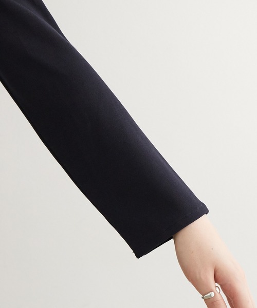 ROPE' PICNIC(ロペピクニック)の「カットジョーゼットワンピース(ワンピース・レディース・ネイビー・38)」の6枚目の写真