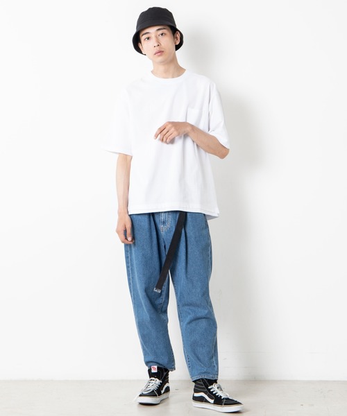 WEGO（ウィゴー）の「WEGO/レイヤードポケットTシャツ（Tシャツ/カットソー・メンズ・ホワイト/ベージュ/ネイビー・SMALL/MEDIUM/LARGE）」の17枚目の写真