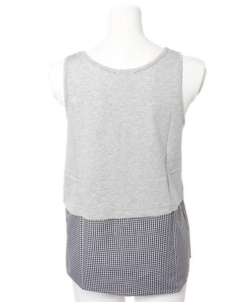 CIAOPANIC（チャオパニック）の「【Ciaopanic】レイヤード用タンクTOP（キャミソール・レディース・ホワイト/その他18/ライトブルー/ブラック・FREE）」の6枚目の写真