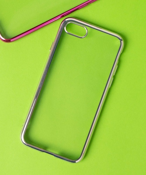 WEGO（ウィゴー）の「WEGO/メタリックフレームiPhone7/8ケース（スマホケース/カバー・レディース・レッド/ピンク/シルバー/ゴールド・FREE）」の3枚目の写真
