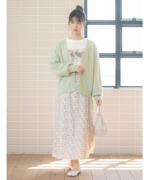 fifth(フィフス)の「グラフィックプリントロングスリーブTシャツ(Tシャツ/カットソー・レディース・ホワイト/グレイッシュベージュ・MEDIUM)」の14枚目の写真