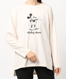 prose verse | 線描きMickeyスリット入りロンT(Tシャツ/カットソー)