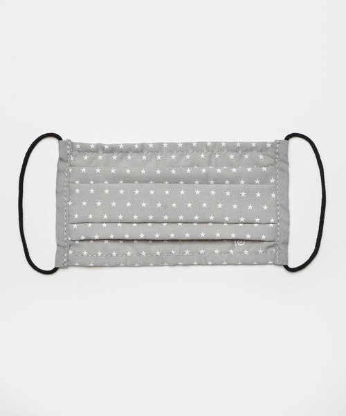 gonoturn（ゴノタン）の「gonoturn / ごのたん マスクシリーズ 布マスク 星 グレー（マスク・レディース・グレー・FREE）」の2枚目の写真