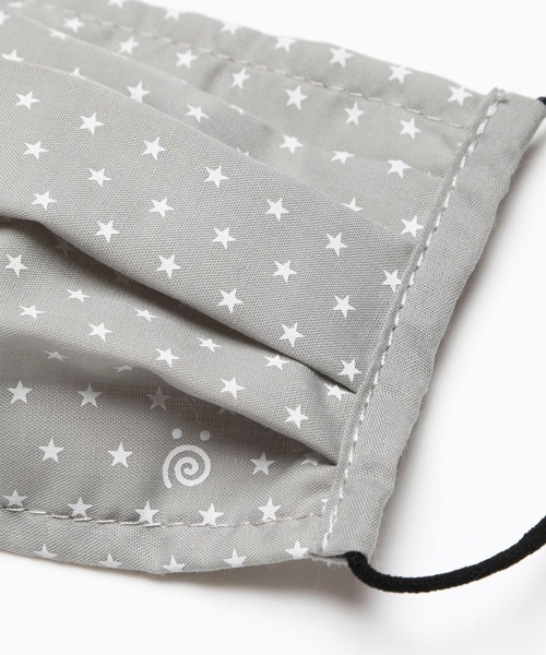 gonoturn（ゴノタン）の「gonoturn / ごのたん マスクシリーズ 布マスク 星 グレー（マスク・レディース・グレー・FREE）」の4枚目の写真