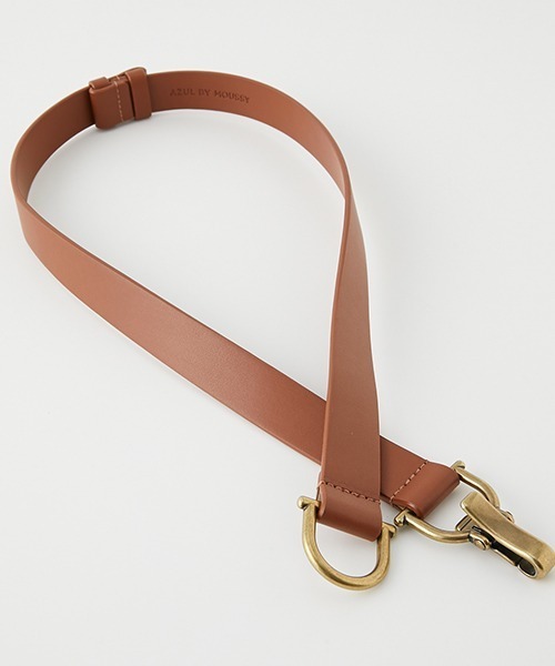 AZUL by moussy（アズールバイマウジー）の「METAL HOOK BELT/メタルフックベルト（ベルト・レディース・ブラック/キャメル・FREE）」の12枚目の写真