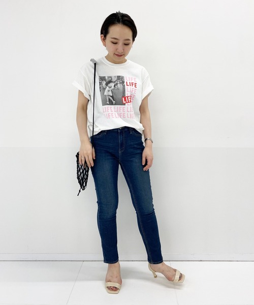 Bonum(ボナム)の「BONUM DIEM ストレッチスキニーデニム(デニムパンツ・レディース・ブラック/ダークインディゴブルー/ライトインディゴブルー・MEDIUM/LARGE/X-LARGE/X-SMALL/SMALL)」の2枚目の写真
