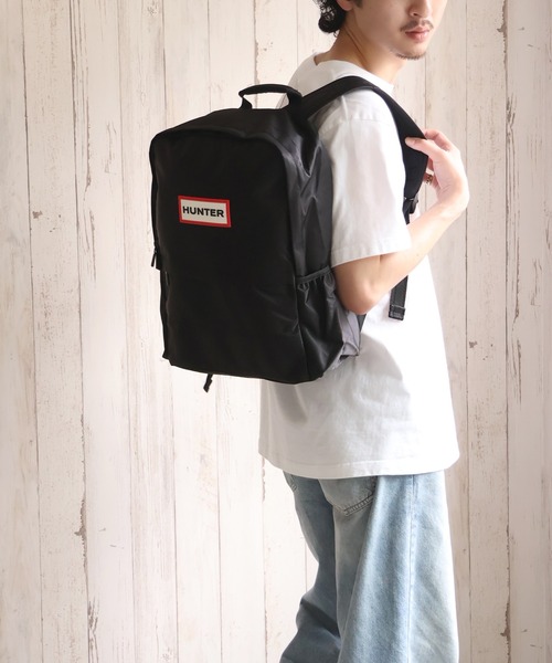 HUNTER（ハンター）の「【HUNTER/ハンター】ORIGINAL NYLON BACKPACK(オリジナルナイロンバッグパック)（バックパック/リュック・レディース・ブラック/ネイビー/ダークオリーブ・FREE）」の22枚目の写真