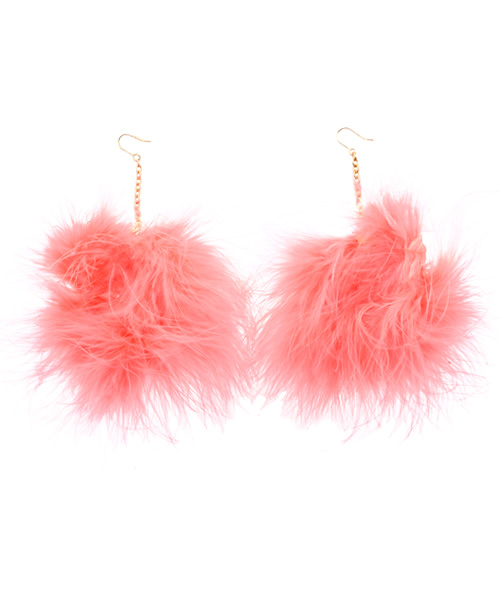 WEGO（ウィゴー）の「WEGO/ファーリングピアス（ピアス（両耳用）・レディース・ホワイト/パープル/ピンク・FREE）」の3枚目の写真