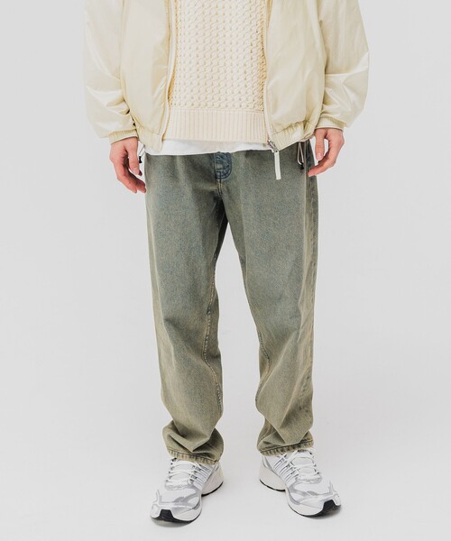 BEAMS / ワイド テーパード デニム　M