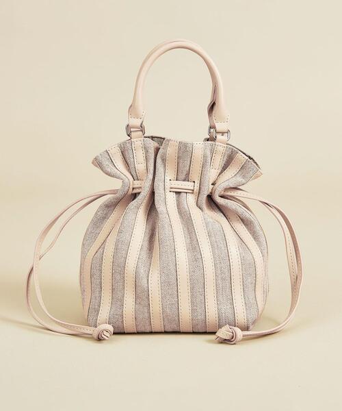 BEAUTY&YOUTH UNITED ARROWS(ビューティーアンドユースユナイテッドアローズ)の「BY∴ コンビパネルミニドローストショルダーバッグ -2WAY- ◆(ショルダーバッグ・レディース・ナチュラル/モカ・FREE)」の6枚目の写真