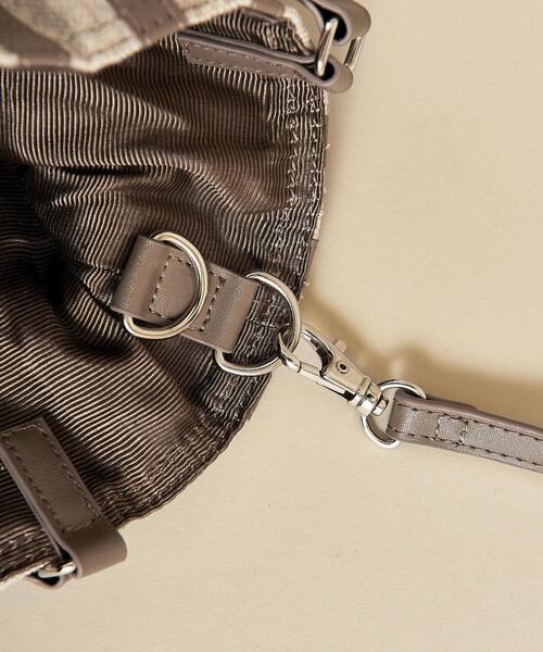 BEAUTY&YOUTH UNITED ARROWS(ビューティーアンドユースユナイテッドアローズ)の「BY∴ コンビパネルミニドローストショルダーバッグ -2WAY- ◆(ショルダーバッグ・レディース・ナチュラル/モカ・FREE)」の16枚目の写真