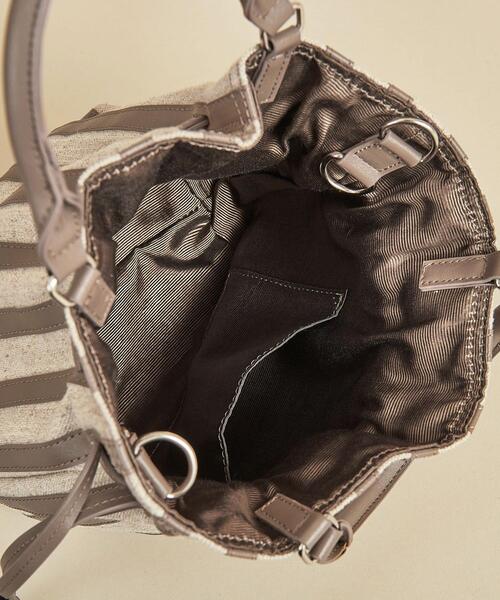 BEAUTY&YOUTH UNITED ARROWS(ビューティーアンドユースユナイテッドアローズ)の「BY∴ コンビパネルミニドローストショルダーバッグ -2WAY- ◆(ショルダーバッグ・レディース・ナチュラル/モカ・FREE)」の17枚目の写真