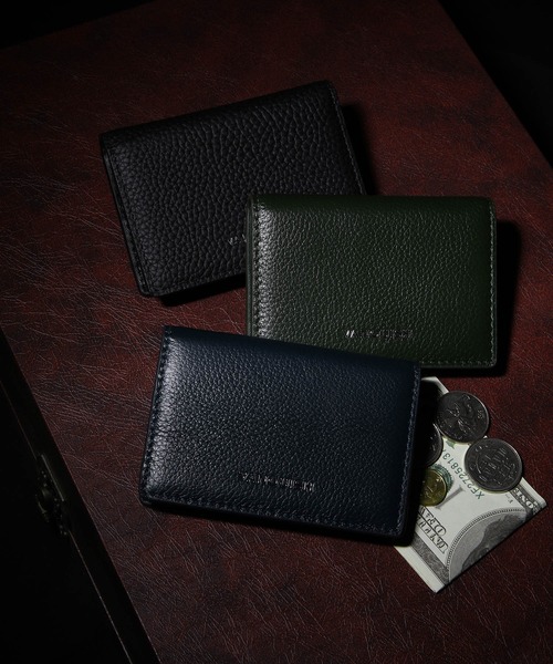 VANQUISH（ヴァンキッシュ）の「【VANQUISH/ヴァンキッシュ】　グレイン 名刺入れ（名刺入れ・メンズ・ブラック/ダークグリーン/ネイビー・FREE）」の3枚目の写真