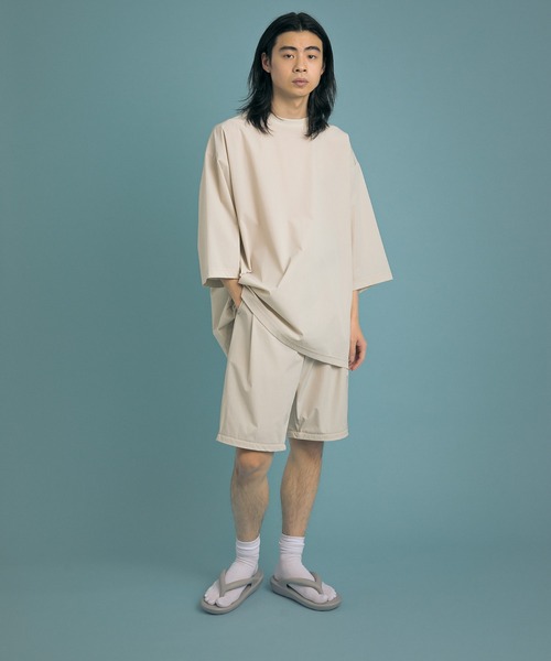 Uiscel(ユイセル)の「Uiscel ドライ2WAYテーパードパンツ(その他パンツ・メンズ・ブラック/ベージュ・MEDIUM/LARGE)」の5枚目の写真