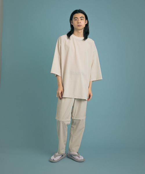 Uiscel(ユイセル)の「Uiscel ドライ2WAYテーパードパンツ(その他パンツ・メンズ・ブラック/ベージュ・MEDIUM/LARGE)」の13枚目の写真