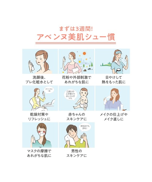 avene(アベンヌ)の「アベンヌ ウオーター 150g(化粧水・レディース・その他・フリ-)」の9枚目の写真