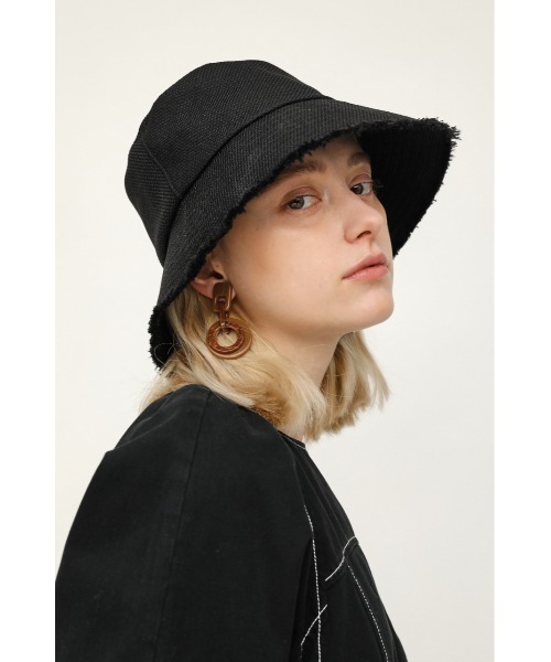 SLY（スライ）の「SPRING BUCKET HAT/バケットハット（ハット・レディース・ブラック/ベージュ/ブラウン・FREE）」の2枚目の写真