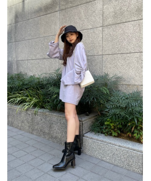 SLY（スライ）の「SPRING BUCKET HAT/バケットハット（ハット・レディース・ブラック/ベージュ/ブラウン・FREE）」の20枚目の写真