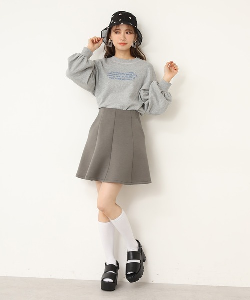 one after another NICE CLAUP（ワンアフターアナザーナイスクラップ）の「ロゴカレッジスウェット（Tシャツ/カットソー・レディース・グレー/オフホワイト/ブルー/ホワイト系その他・FREE）」の22枚目の写真