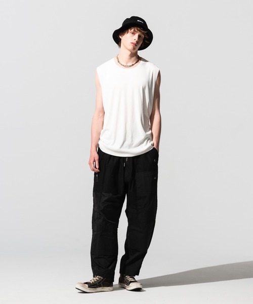 glamb マルチファブリックミリタリーパンツ glamb（グラム）の「Multi fabric military pants / マルチ