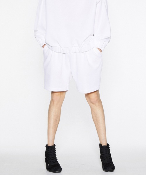 SHAREEF（シャリーフ）の「RIDGE TWILL SHORT PANTS（その他パンツ・メンズ・ホワイト/ブラック/ラベンダー/ブラウン・3/2/1）」の2枚目の写真