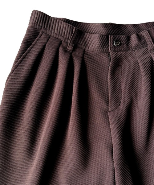 SHAREEF（シャリーフ）の「RIDGE TWILL SHORT PANTS（その他パンツ・メンズ・ホワイト/ブラック/ラベンダー/ブラウン・3/2/1）」の12枚目の写真