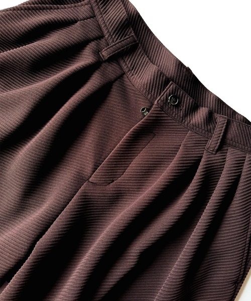 SHAREEF（シャリーフ）の「RIDGE TWILL SHORT PANTS（その他パンツ・メンズ・ホワイト/ブラック/ラベンダー/ブラウン・3/2/1）」の13枚目の写真