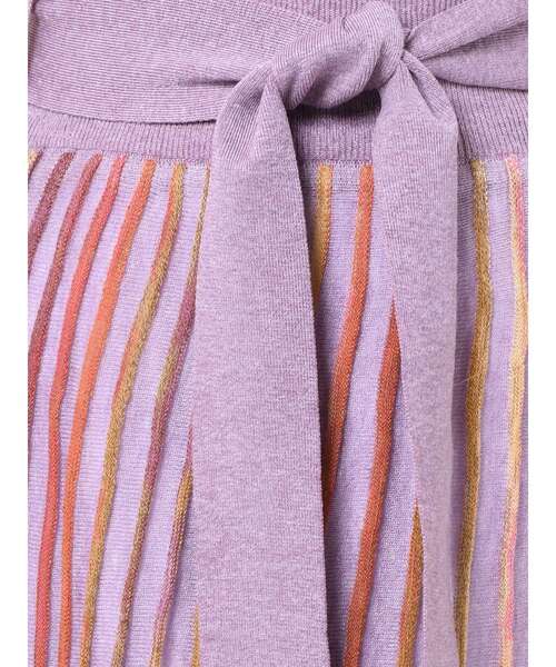 LAGUNAMOON（ラグナムーン）の「シアーレインボーニットスカート（スカート・レディース・パープル/ブラウン/ベージュ・FREE）」の11枚目の写真