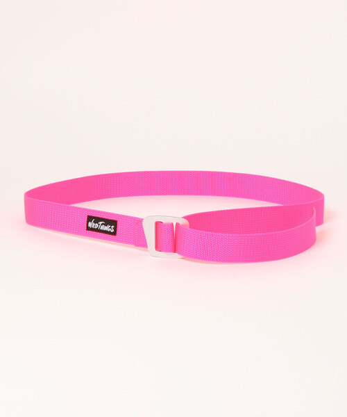 WILD THINGS(ワイルドシングス)の「【WILD THINGS】BRIGHT WEBBING BELT(ベルト・レディース・ブラック/ブルー/グリーン/イエロー/オレンジ/ピンク・FREE)」の5枚目の写真