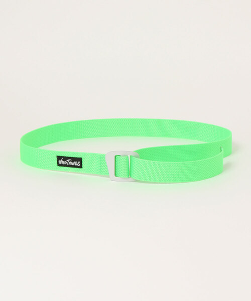WILD THINGS(ワイルドシングス)の「【WILD THINGS】BRIGHT WEBBING BELT(ベルト・レディース・ブラック/ブルー/グリーン/イエロー/オレンジ/ピンク・FREE)」の3枚目の写真
