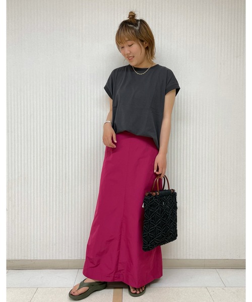 RIVE DROITE（リヴドロワ）の「メモリータフタマキシスカート（スカート・レディース・サックスブルー/ピンク・38/36）」の15枚目の写真