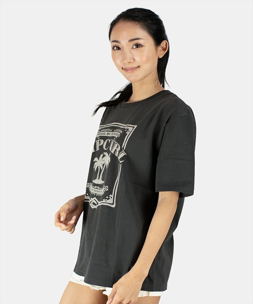 rip curl(リップカール)の「【RIP CURL リップカール】レディースロゴプリント半袖Tシャツ(Tシャツ/カットソー・レディース・ブラック/ホワイト・MEDIUM/LARGE)」の7枚目の写真