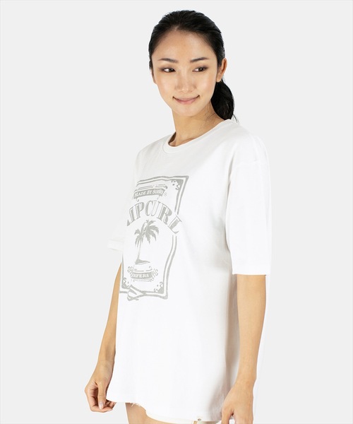 rip curl(リップカール)の「【RIP CURL リップカール】レディースロゴプリント半袖Tシャツ(Tシャツ/カットソー・レディース・ブラック/ホワイト・MEDIUM/LARGE)」の3枚目の写真