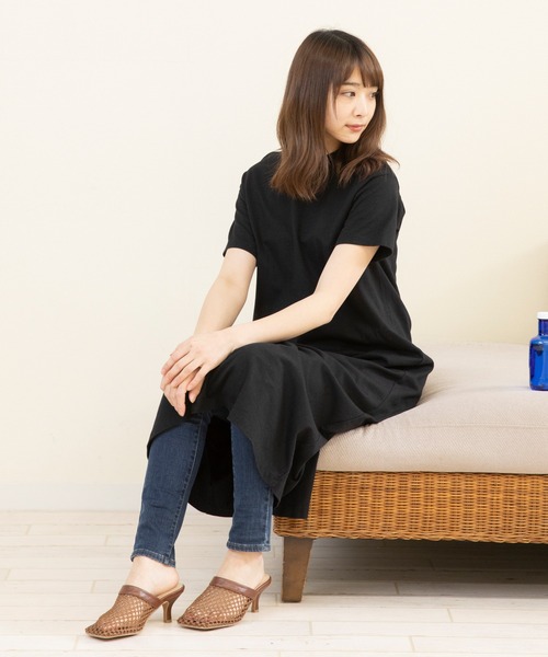 menue(メヌエ)の「スクエアトゥ編みメッシュミュール レディース サンダル(サンダル・レディース・ベージュ/ブラック/ブラウン・LL/S/M/L)」の9枚目の写真