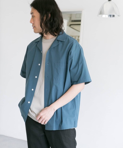 URBAN RESEARCH DOORS（アーバンリサーチドアーズ）の「イージーケアオープンカラーシャツ（シャツ/ブラウス・メンズ・オレンジ/グリーン系その他/ホワイト/ブルー系その他/チャコールグレー・40/38）」の22枚目の写真