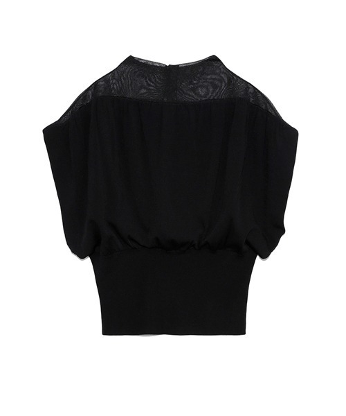 CELFORD（セルフォード）の「シアーコンビニットプルオーバー（ニット/セーター・レディース・ホワイト/ライトグレー/ブラック・FREE）」の16枚目の写真