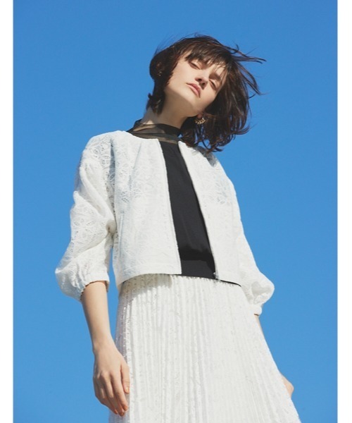 メル極美品エポカニット⭐︎エブール⭐︎フォクシー⭐︎ルネ⭐︎セルフォード⭐︎ EMMEL REFINES（エメルリファインズ）の「＜EMMEL REFINES＞EM