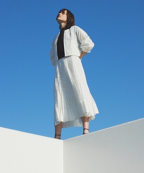 CELFORD（セルフォード）の「シアーコンビニットプルオーバー（ニット/セーター・レディース・ホワイト/ライトグレー/ブラック・FREE）」の19枚目の写真