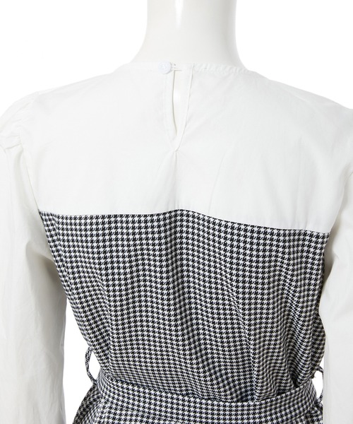 fifth calin(フィフスカラン)の「ウエストマークビスチェデザインブラウス(シャツ/ブラウス・レディース・ベージュ/アニマル・MEDIUM)」の12枚目の写真