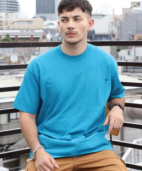 LOS ANGELES APPAREL（ロサンゼルスアパレル）の「LOS ANGELS APPAREL 6.5oz半袖Ｔシャツ（Tシャツ/カットソー・メンズ・ブラック/グレー系1/オフホワイト/ホワイト/グリーン系その他/ネイビー/ブラック系その他/ブルー系その他/フューシャピンク/オレンジ/ゴールド/パープル/レッド/ライトピンク・X-LARGE/MEDIUM/LARGE）」の9枚目の写真