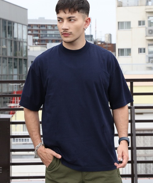 LOS ANGELES APPAREL（ロサンゼルスアパレル）の「LOS ANGELS APPAREL 6.5oz半袖Ｔシャツ（Tシャツ/カットソー・メンズ・ブラック/グレー系1/オフホワイト/ホワイト/グリーン系その他/ネイビー/ブラック系その他/ブルー系その他/フューシャピンク/オレンジ/ゴールド/パープル/レッド/ライトピンク・X-LARGE/MEDIUM/LARGE）」の8枚目の写真