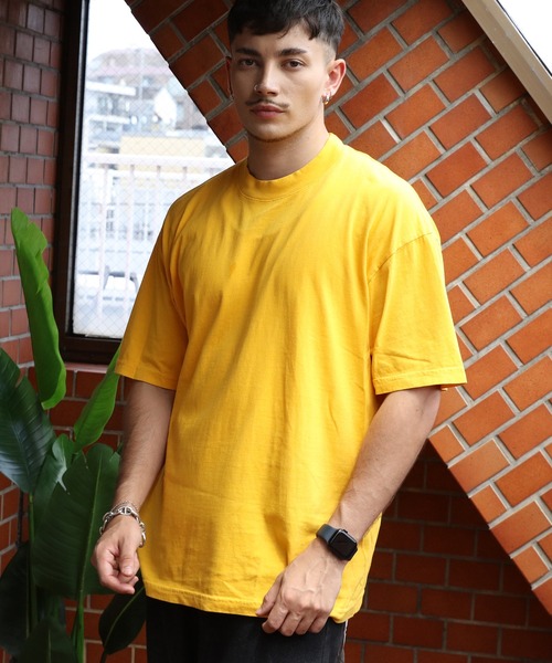 LOS ANGELES APPAREL（ロサンゼルスアパレル）の「LOS ANGELS APPAREL 6.5oz半袖Ｔシャツ（Tシャツ/カットソー・メンズ・ブラック/グレー系1/オフホワイト/ホワイト/グリーン系その他/ネイビー/ブラック系その他/ブルー系その他/フューシャピンク/オレンジ/ゴールド/パープル/レッド/ライトピンク・X-LARGE/MEDIUM/LARGE）」の14枚目の写真