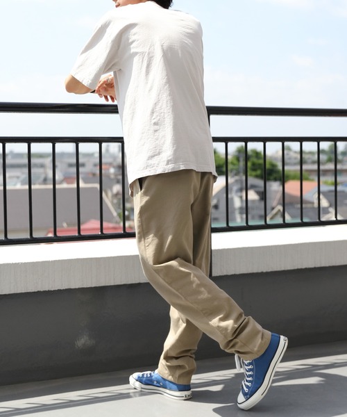 LOS ANGELES APPAREL（ロサンゼルスアパレル）の「LOS ANGELS APPAREL 6.5oz半袖Ｔシャツ（Tシャツ/カットソー・メンズ・ブラック/グレー系1/オフホワイト/ホワイト/グリーン系その他/ネイビー/ブラック系その他/ブルー系その他/フューシャピンク/オレンジ/ゴールド/パープル/レッド/ライトピンク・X-LARGE/MEDIUM/LARGE）」の15枚目の写真