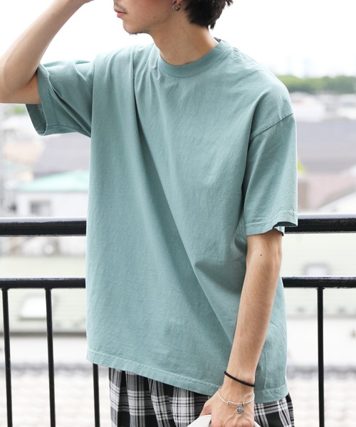 LOS ANGELES APPAREL（ロサンゼルスアパレル）の「LOS ANGELS APPAREL 6.5oz半袖Ｔシャツ（Tシャツ/カットソー・メンズ・ブラック/グレー系1/オフホワイト/ホワイト/グリーン系その他/ネイビー/ブラック系その他/ブルー系その他/フューシャピンク/オレンジ/ゴールド/パープル/レッド/ライトピンク・X-LARGE/MEDIUM/LARGE）」の17枚目の写真