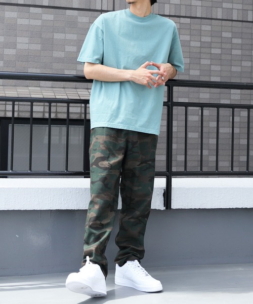 LOS ANGELES APPAREL（ロサンゼルスアパレル）の「LOS ANGELS APPAREL 6.5oz半袖Ｔシャツ（Tシャツ/カットソー・メンズ・ブラック/グレー系1/オフホワイト/ホワイト/グリーン系その他/ネイビー/ブラック系その他/ブルー系その他/フューシャピンク/オレンジ/ゴールド/パープル/レッド/ライトピンク・X-LARGE/MEDIUM/LARGE）」の18枚目の写真