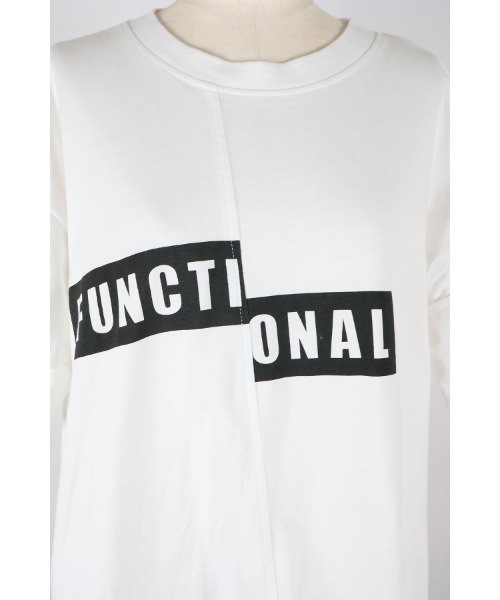 AULA AILA(アウラアイラ)の「リメイクプリントTシャツ(Tシャツ/カットソー・レディース・オフホワイト/ブラック・0)」の12枚目の写真