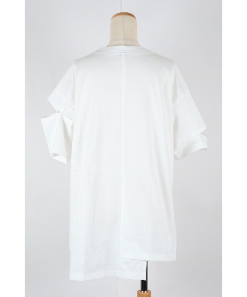 AULA AILA(アウラアイラ)の「リメイクプリントTシャツ(Tシャツ/カットソー・レディース・オフホワイト/ブラック・0)」の10枚目の写真